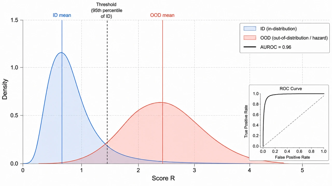 ID vs OOD Score Distributions